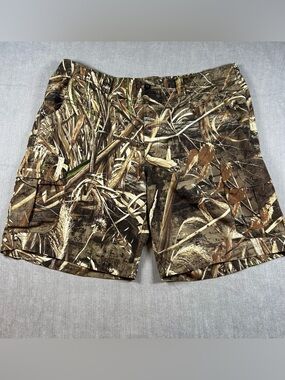 Gander Mountain Men's Realtree-Style Camo Cargo Shorts - Brown/Green